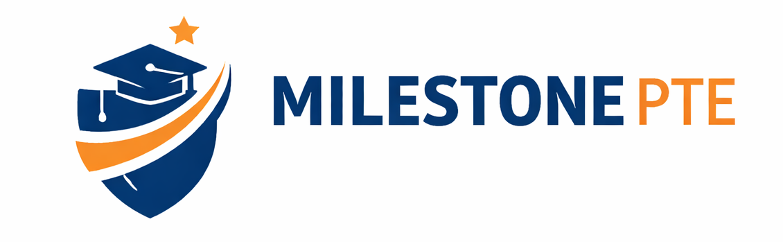 milestone pte logo design